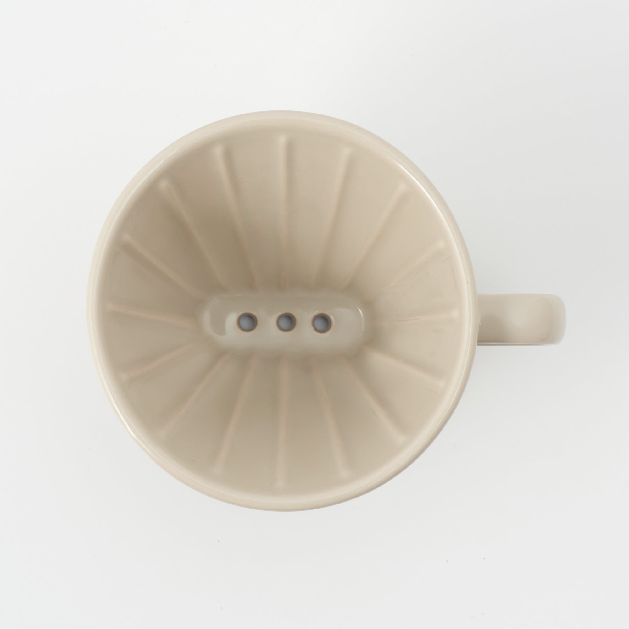 Stoneware Coffee Dripper - Gray Beige - Image 4