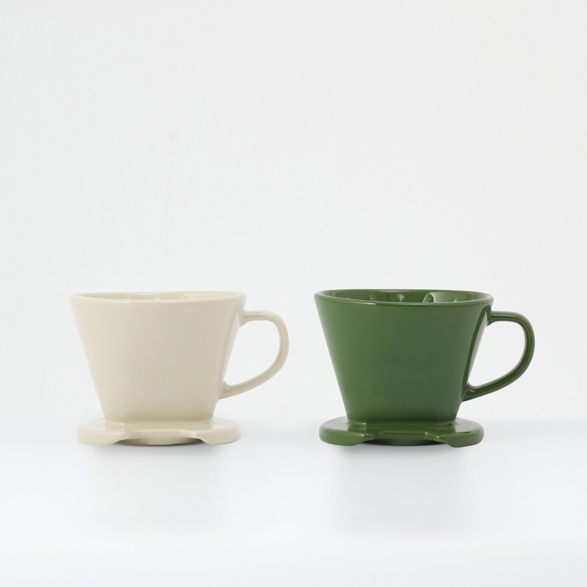 Stoneware Coffee Dripper - Gray Beige - Image 12