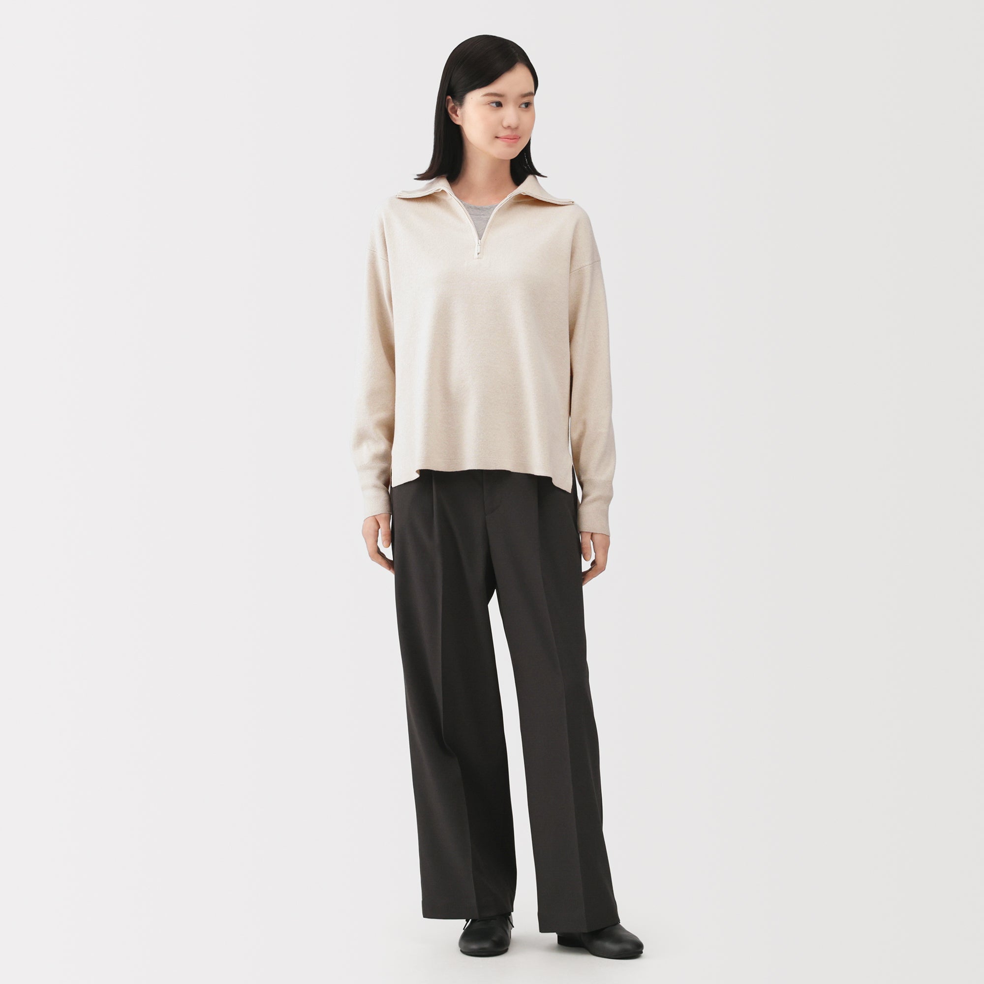 Milano Rib Half-Zip Sweater - Image 12