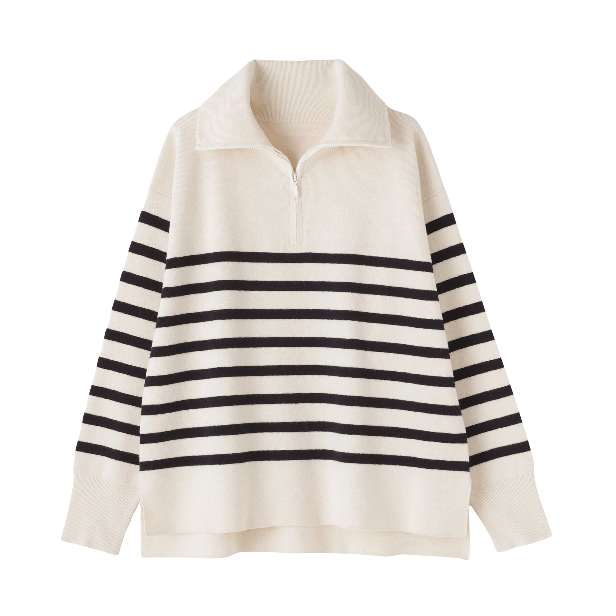 Milano Rib Half-Zip Sweater - Image 2