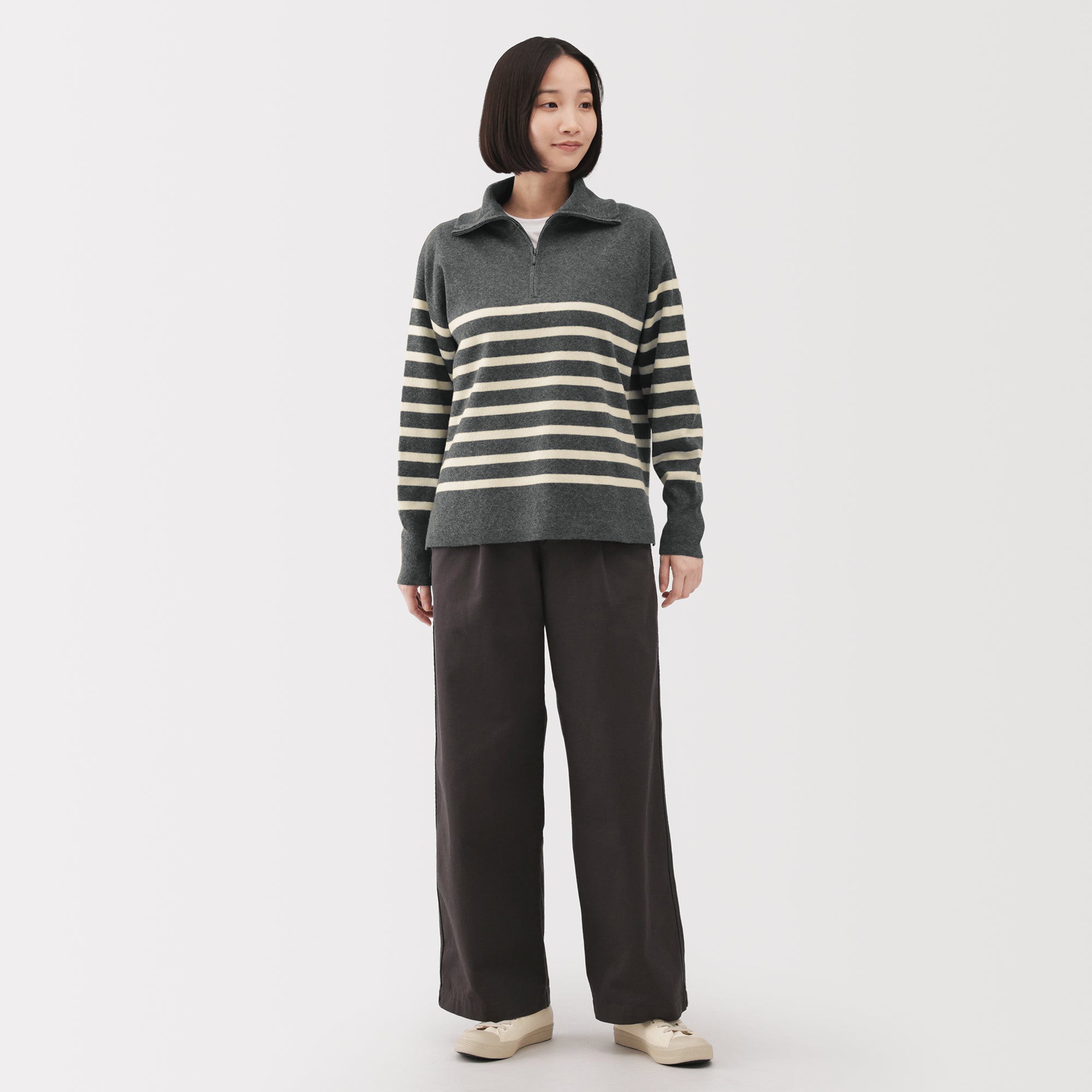 Milano Rib Half-Zip Sweater - Image 28