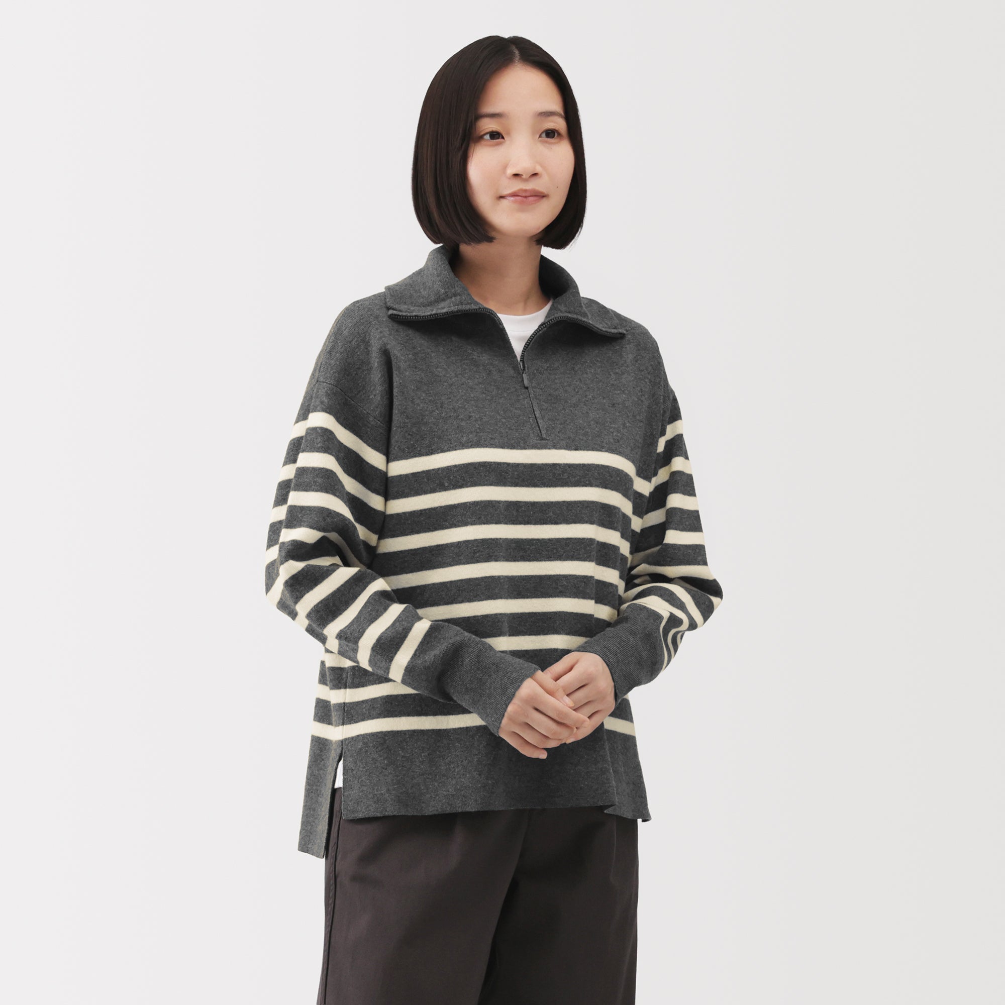 Milano Rib Half-Zip Sweater - Image 27