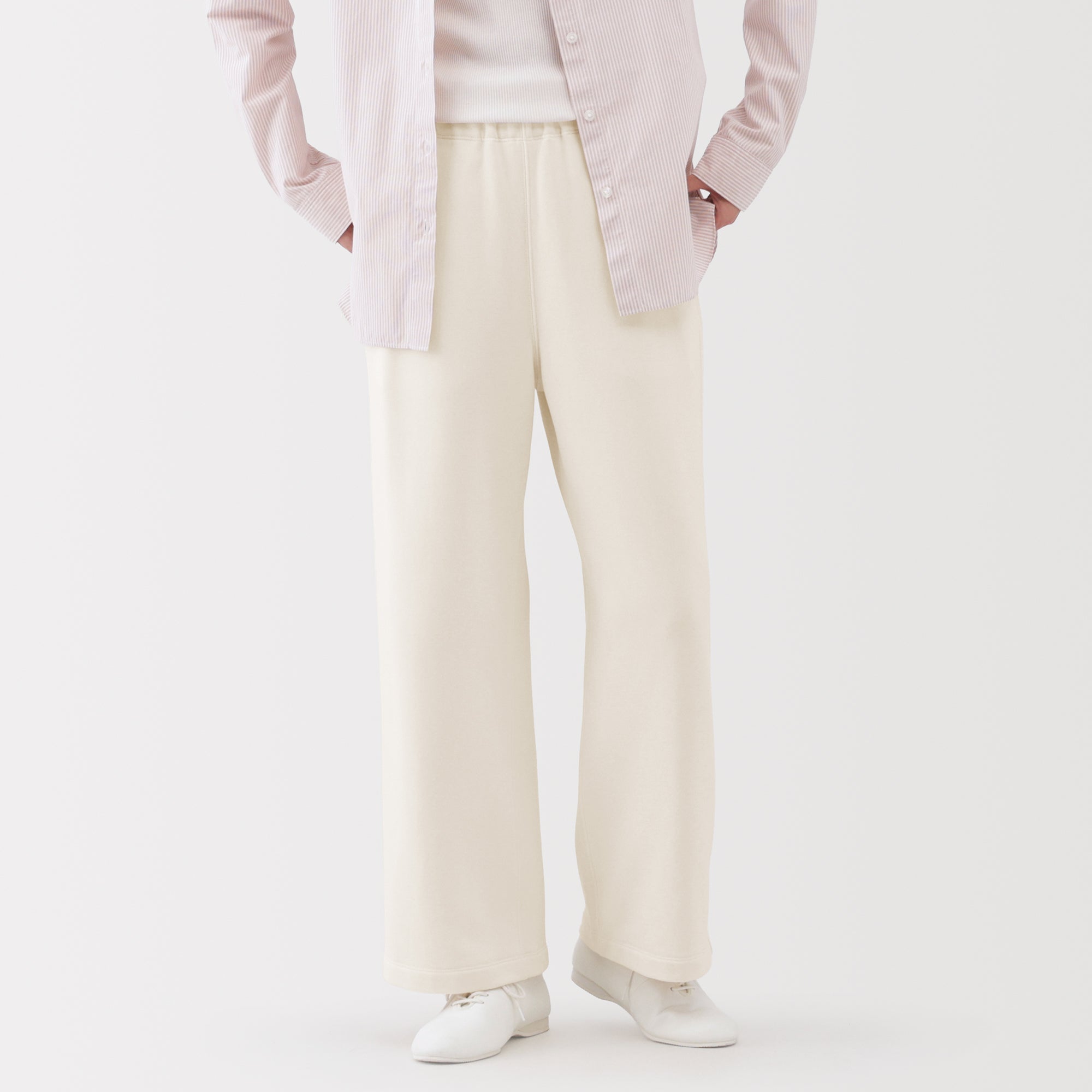 French Terry Wide Sweatpants - Image 33