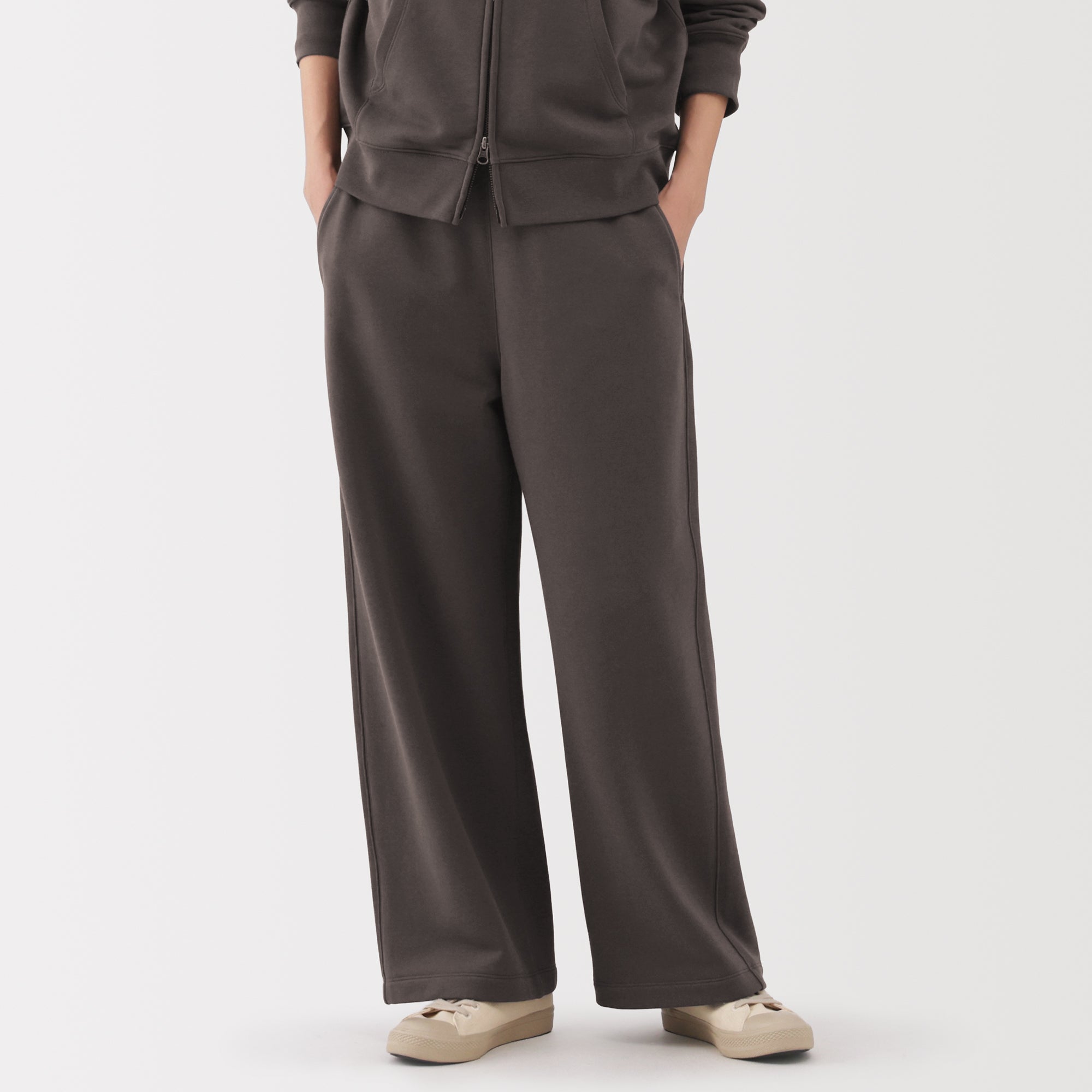 French Terry Wide Sweatpants - Image 3