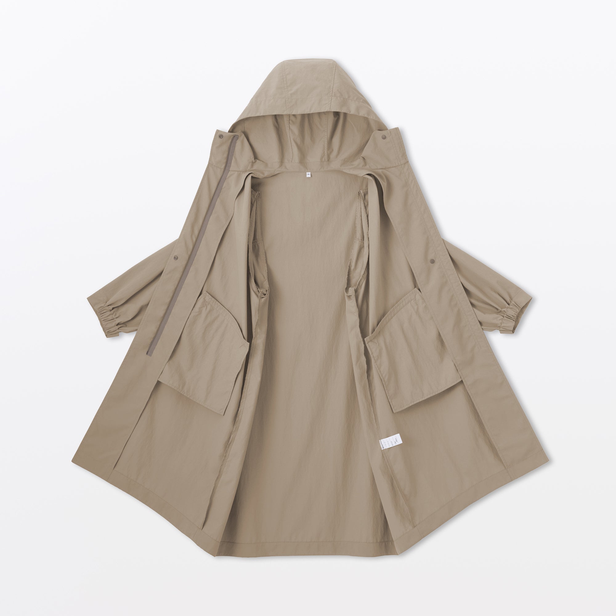 Water-Repellent Hooded Long Coat - Image 21