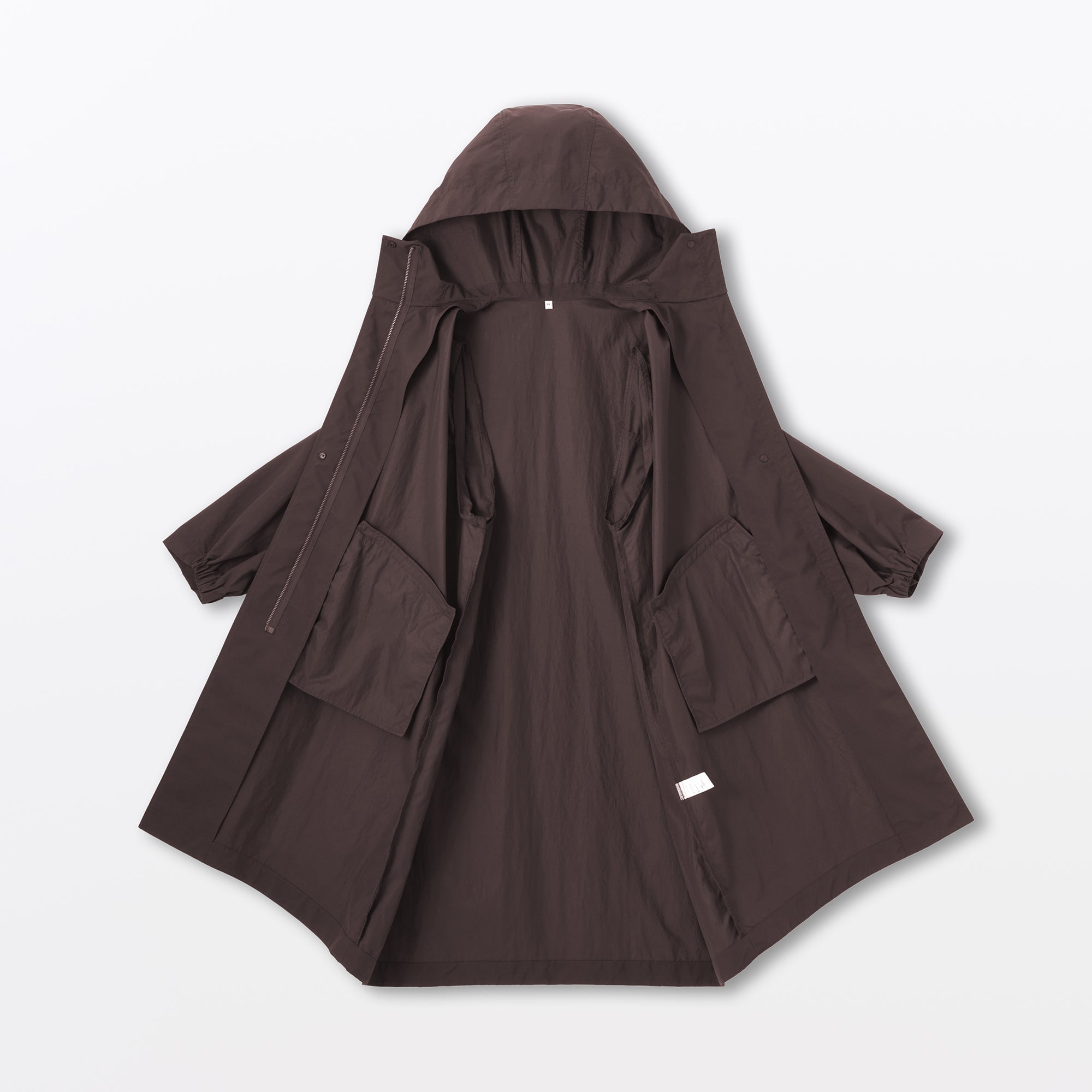 Water-Repellent Hooded Long Coat - Image 10