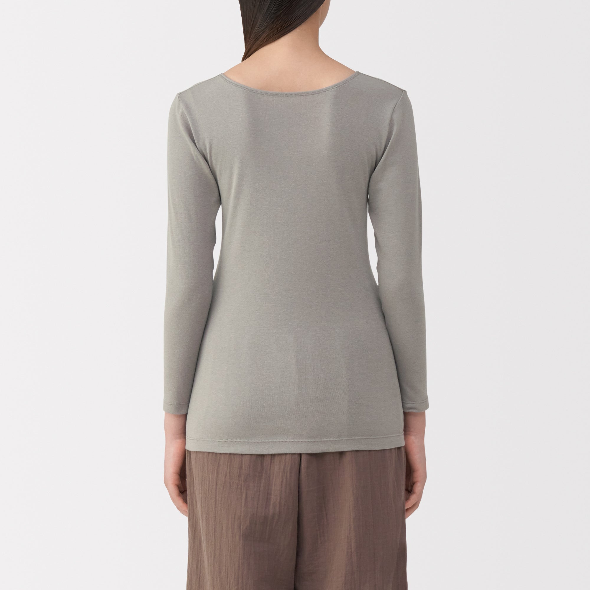 Warm Cotton U-Neck T-Shirt - Image 16