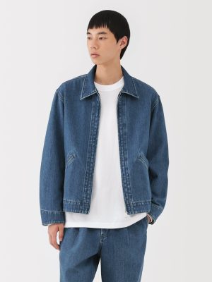 Kapok Blend Denim Blouson
