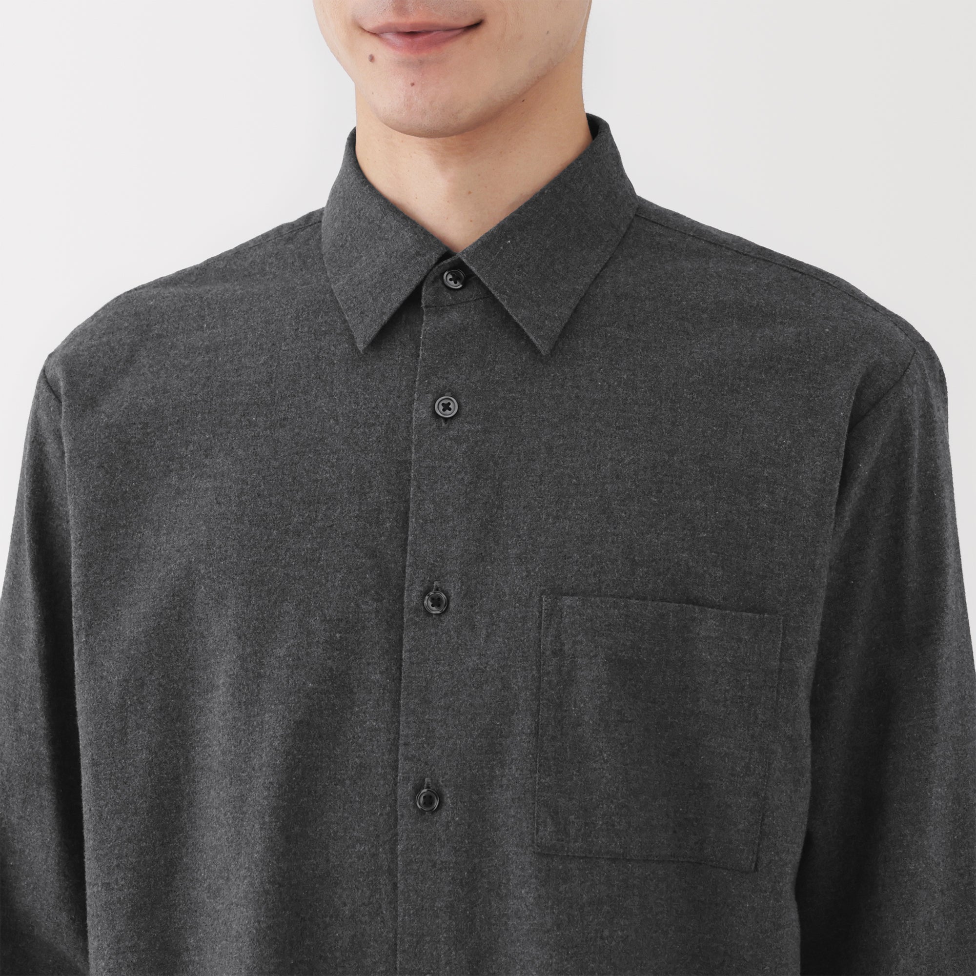 Cotton Wool Flannel Shirt - Image 7