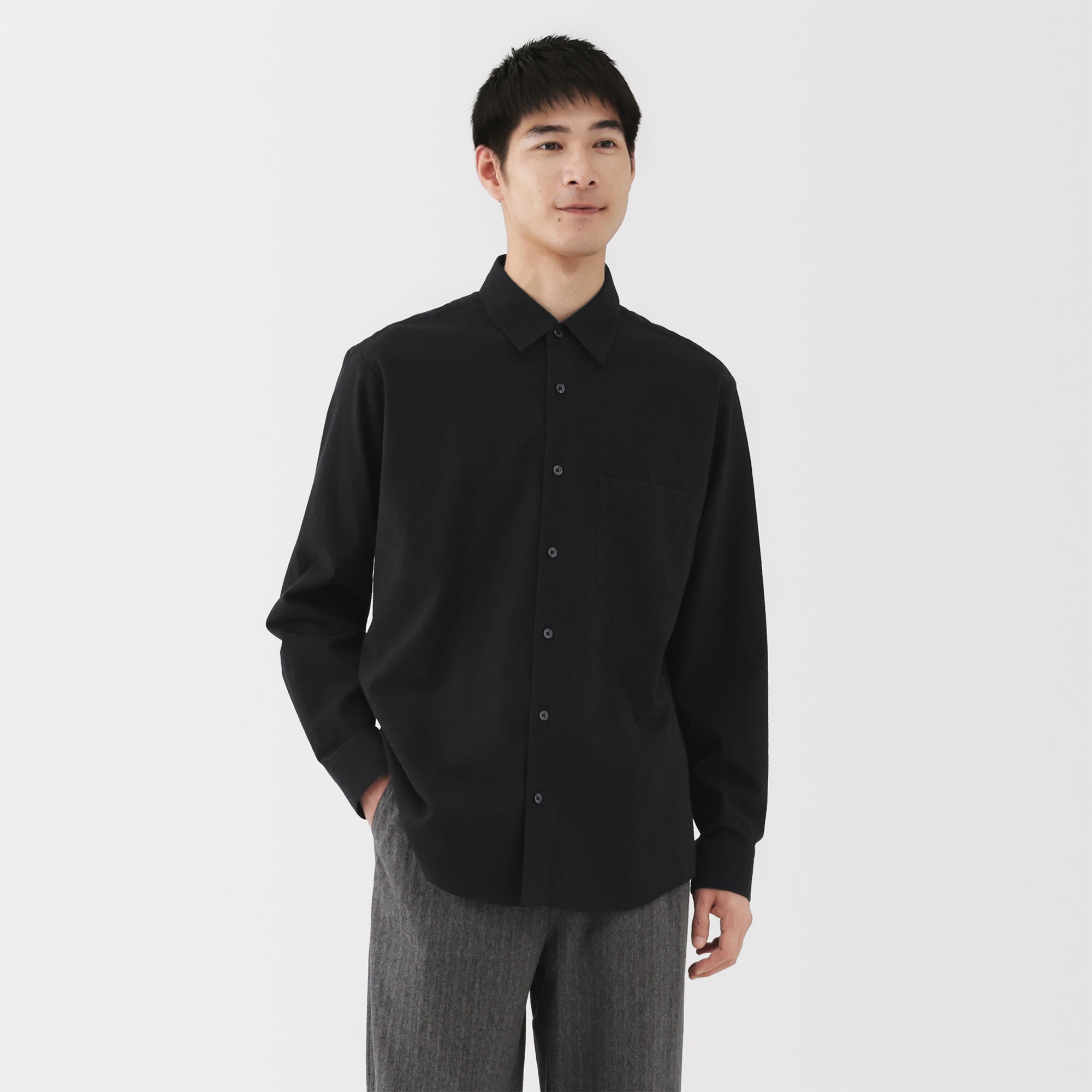 Cotton Wool Flannel Shirt - Image 3