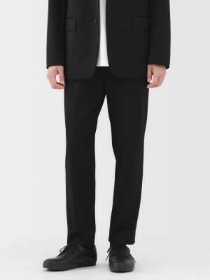 Jersey Flat Front Pants