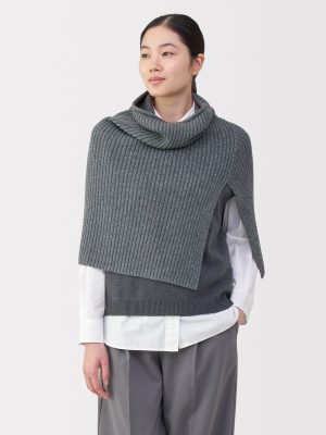 Non-Itchy Merino Wool Poncho
