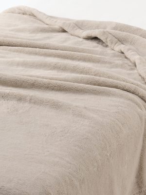 Recycled Polyester Warm Thick Blanket - Double