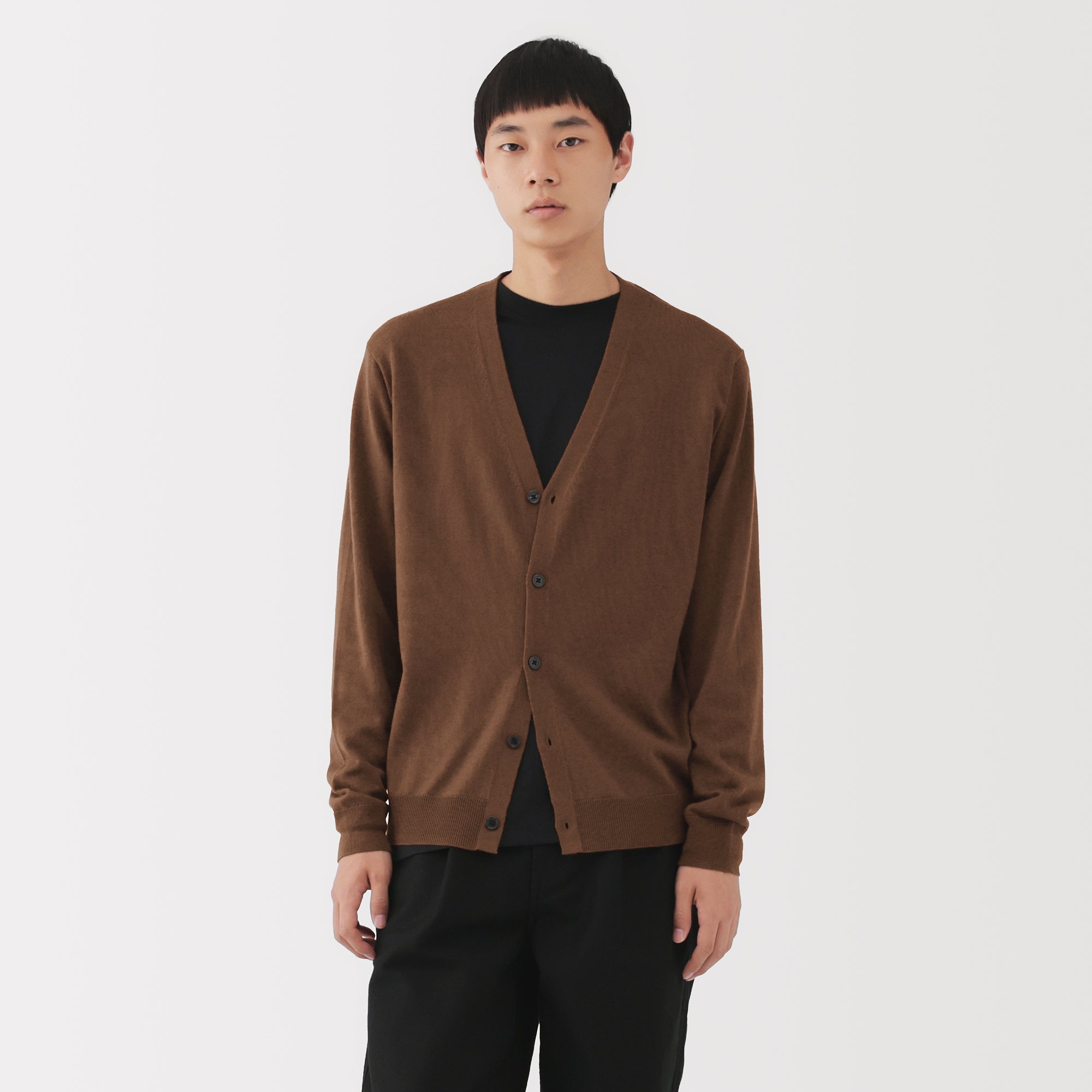 Wool V-Neck Cardigan - Image 24