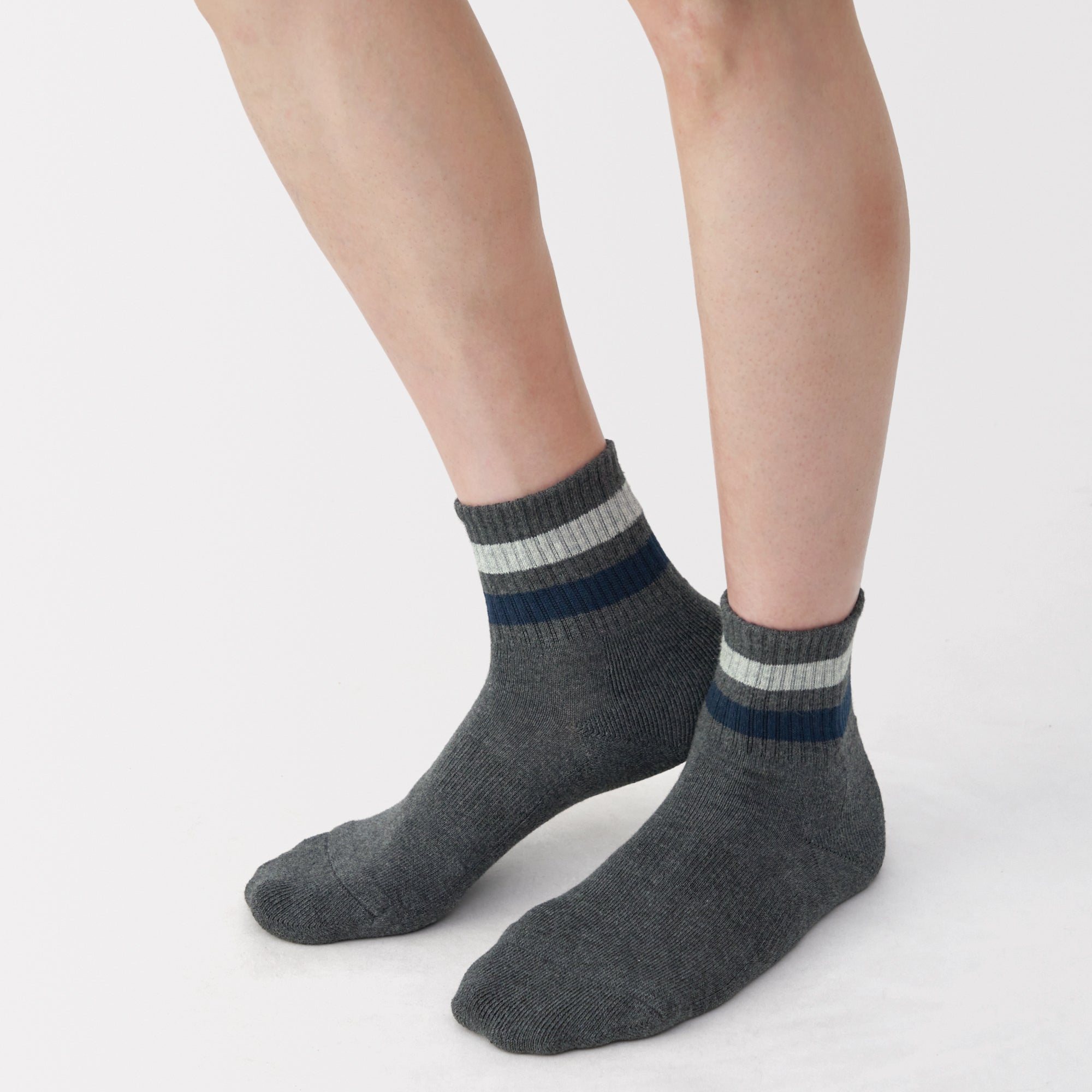 Pile Striped Short Socks - Image 7