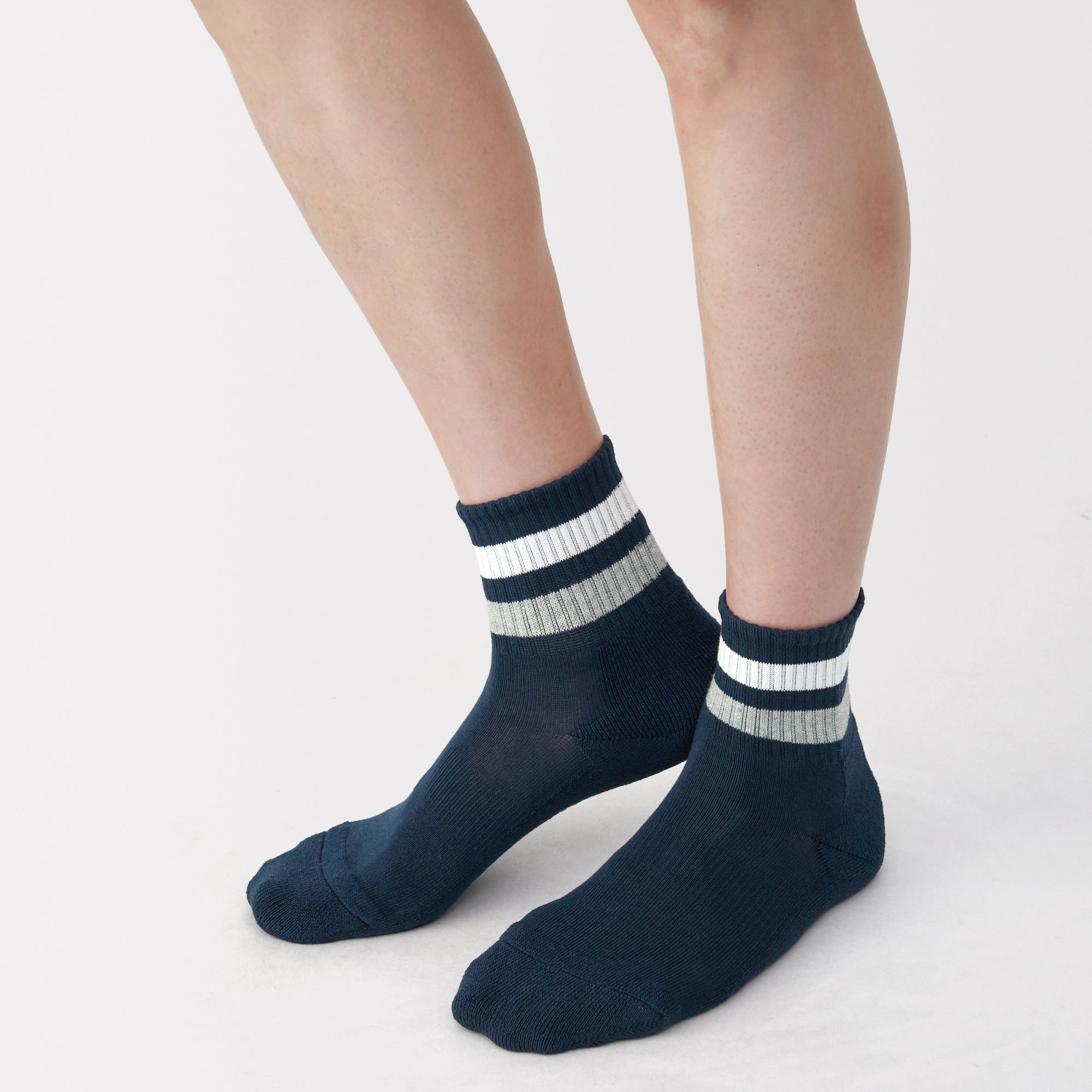 Pile Striped Short Socks - Image 11