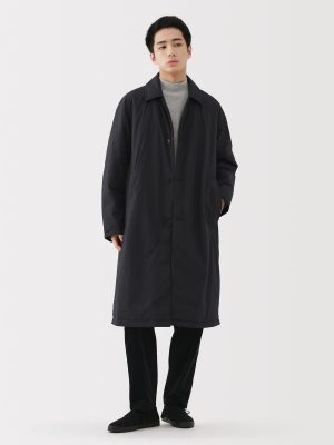 Padded Stand Fall Collar Coat