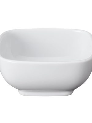 White Porcelain Square Bowl