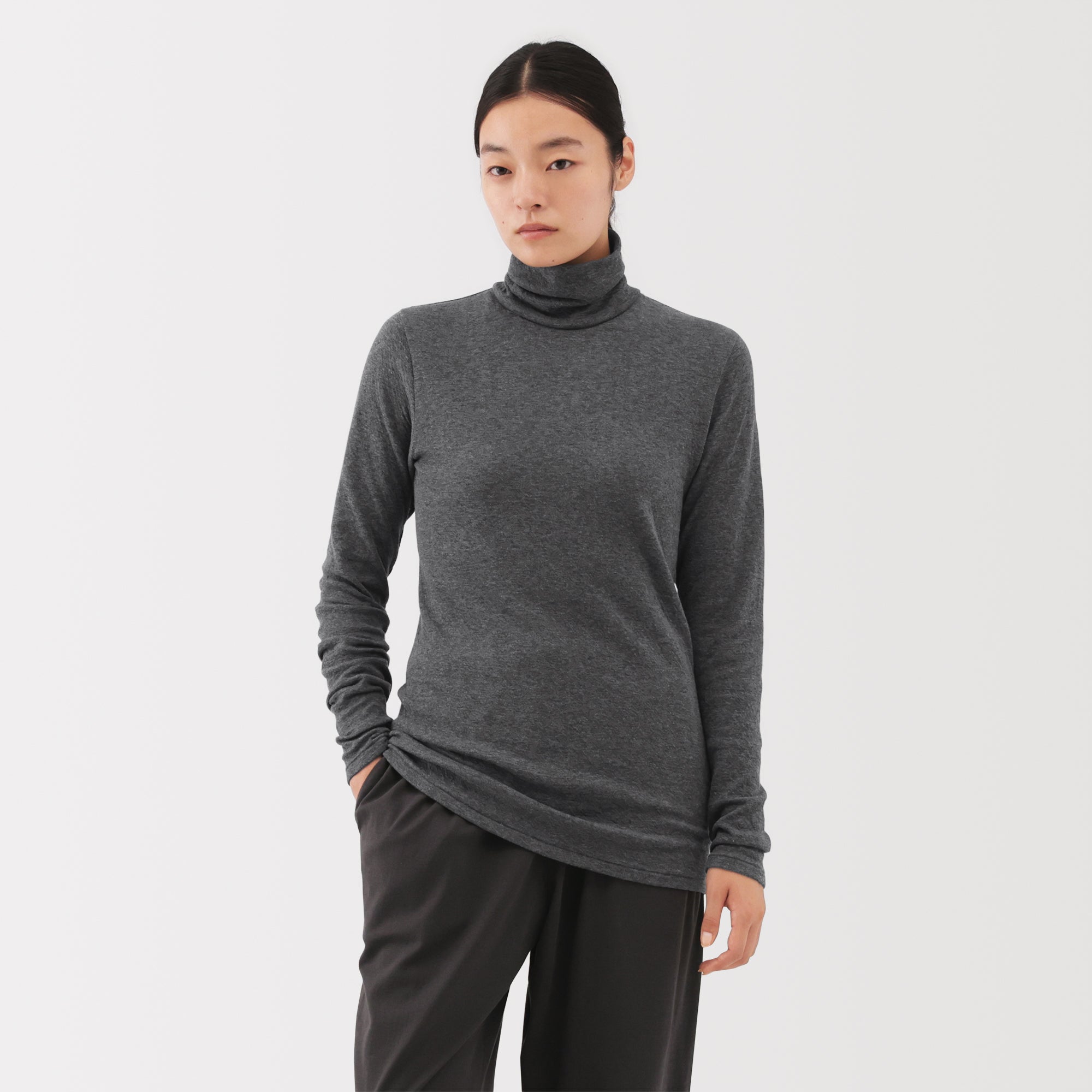 Labo Cotton Cashmere Turtleneck T-Shirt
