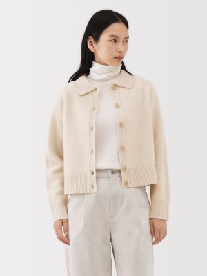 Labo Yak Wool Collared Cardigan