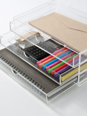 Acrylic Storage 3 Drawers
