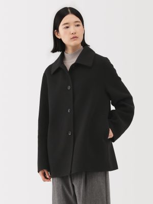 Wool Blend Short Coat