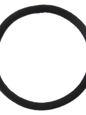 Thick Rubber Hair Band Black (1 pc)