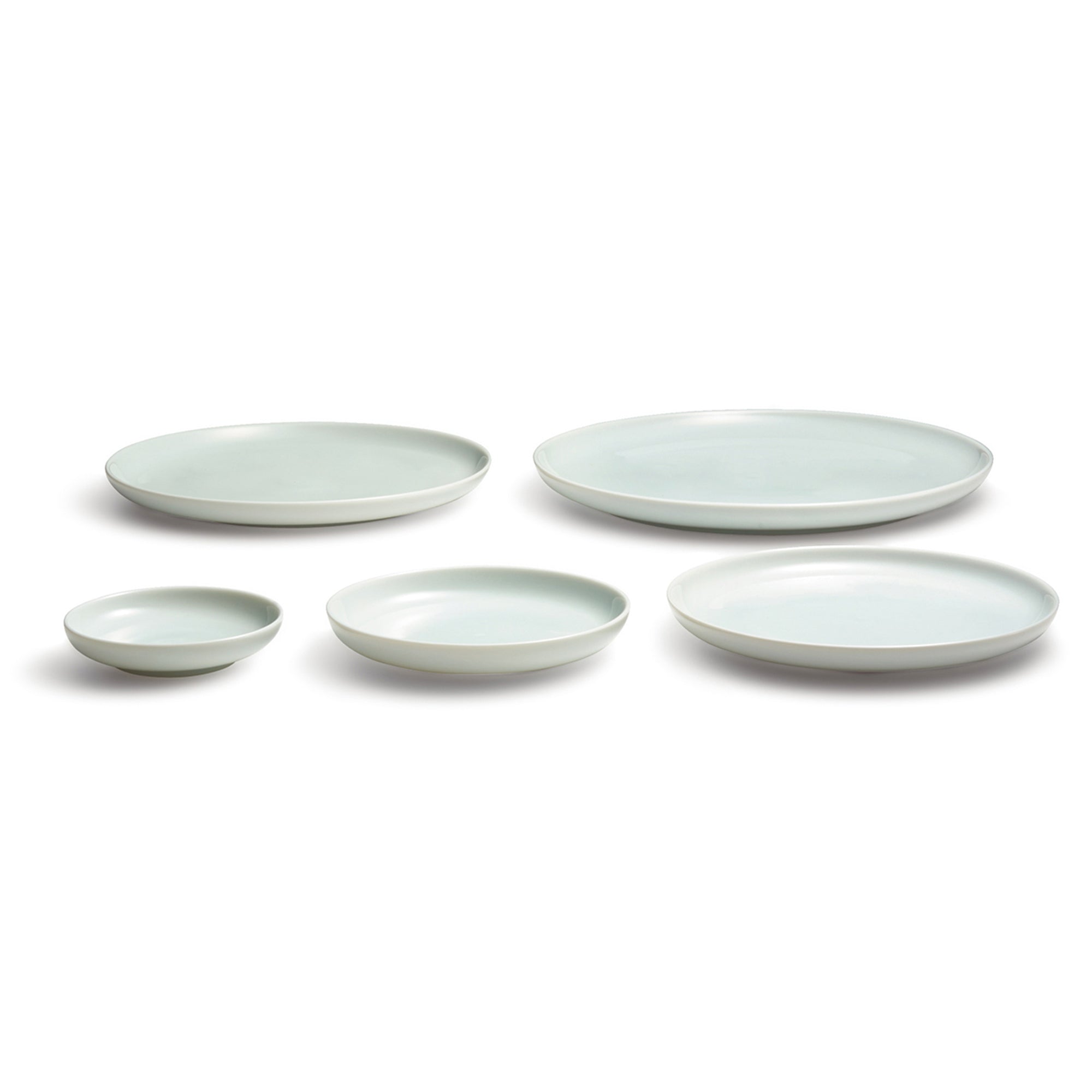 Blue White Porcelain Round Dish 6.9 x 0.8 - Image 6