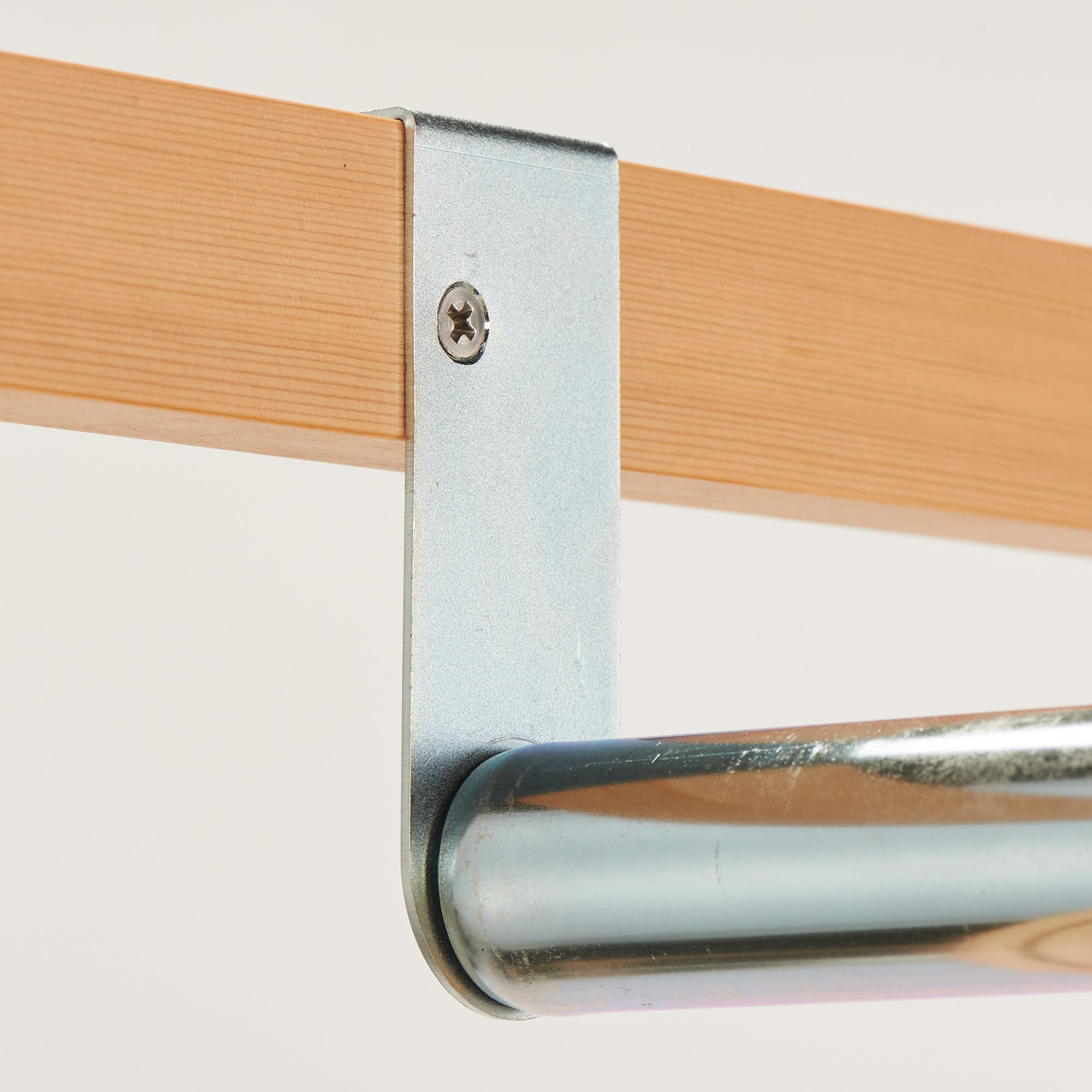 Pine Shelf Unit - Hanging Rail - Wide - Image 3