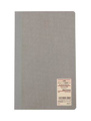 High Quality Paper Bind Slim Notebook - Horizontal Line and Vertical Dot Grid