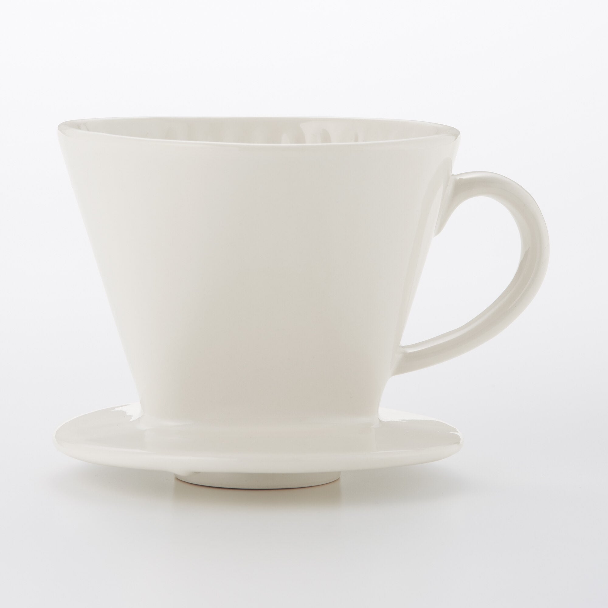 Beige Porcelain Coffee Dripper - Image 2