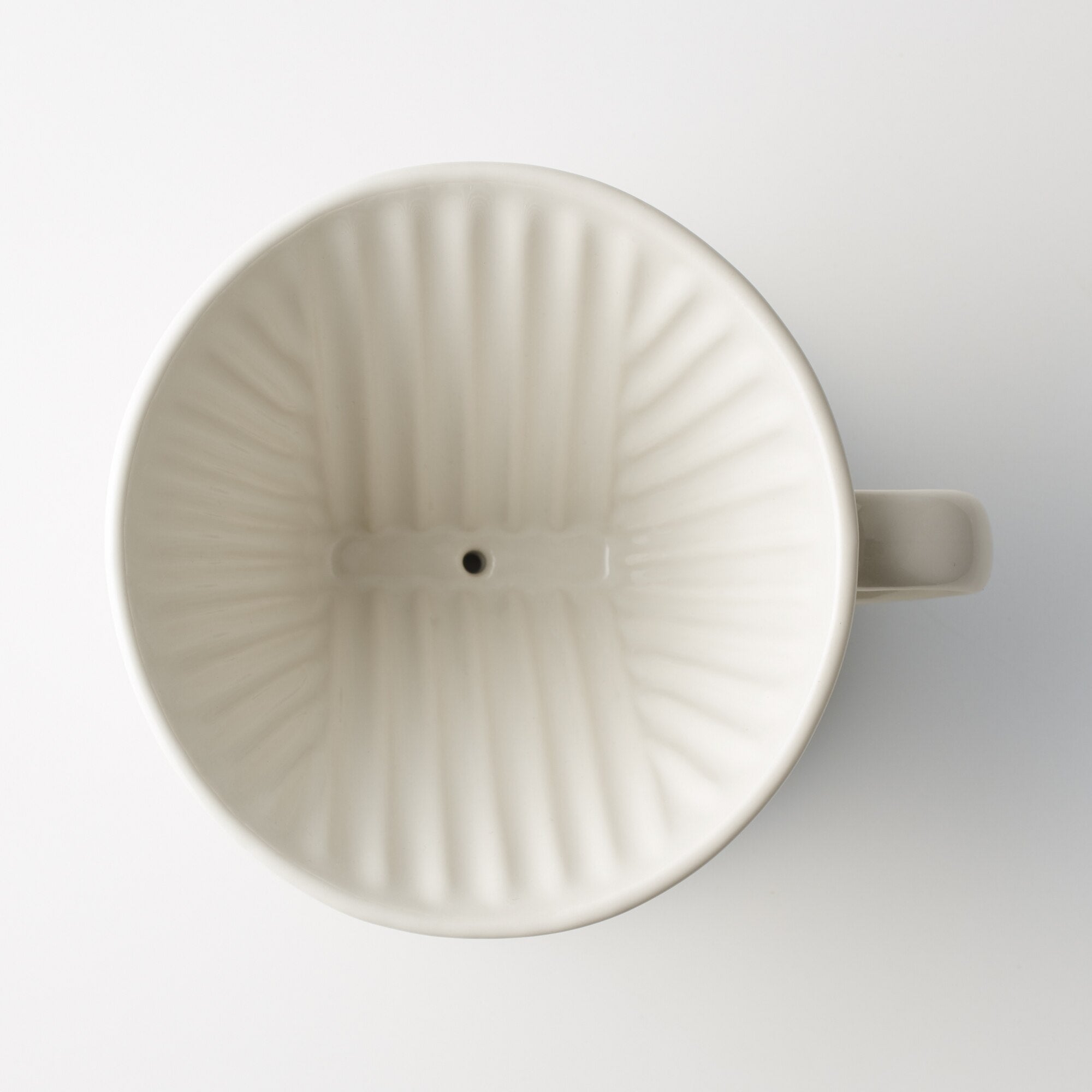 Beige Porcelain Coffee Dripper - Image 4
