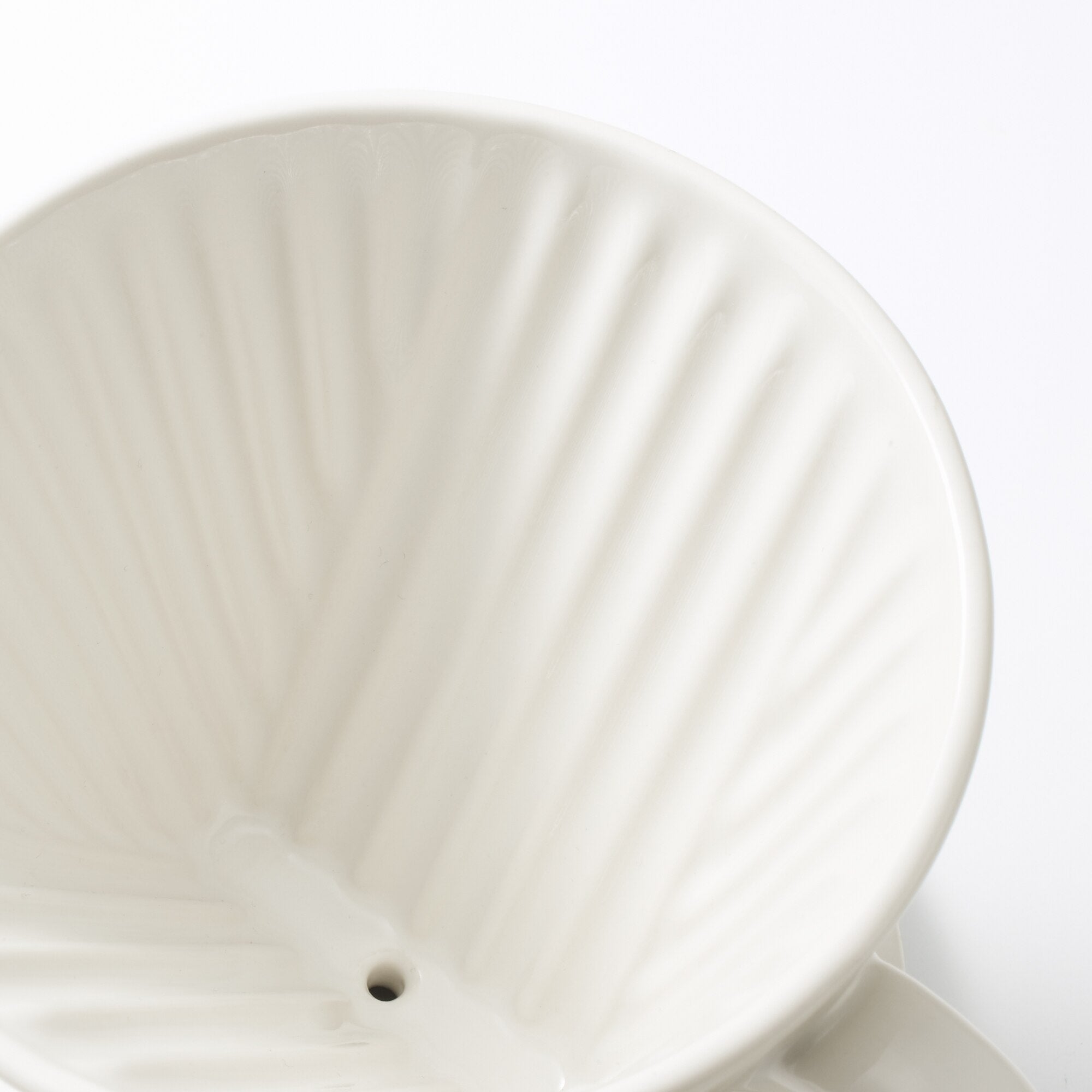 Beige Porcelain Coffee Dripper - Image 6