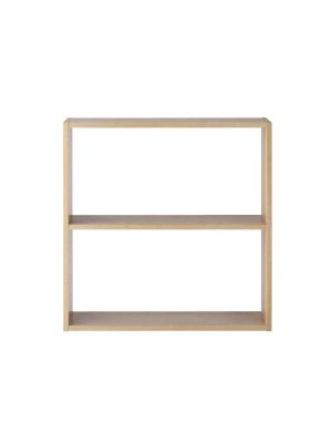 Oak Stacking Shelf - Wide Type - 2 Tiers