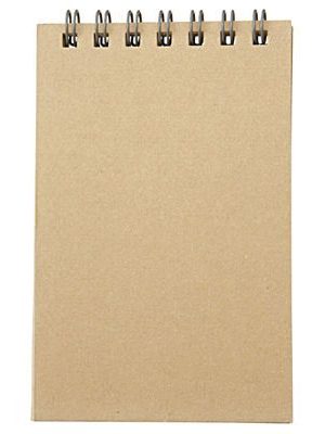 Recycle Paper Double Ringed Memo Pad