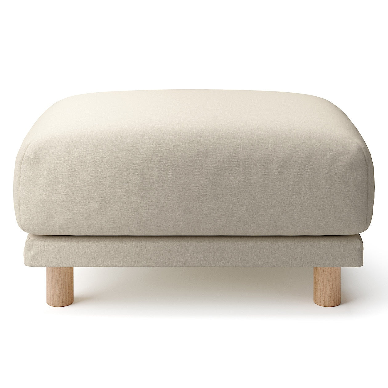 Cotton Canvas Cover for Urethane Pocket Coil Sofa - Ottoman (Ottoman Sold Separately)