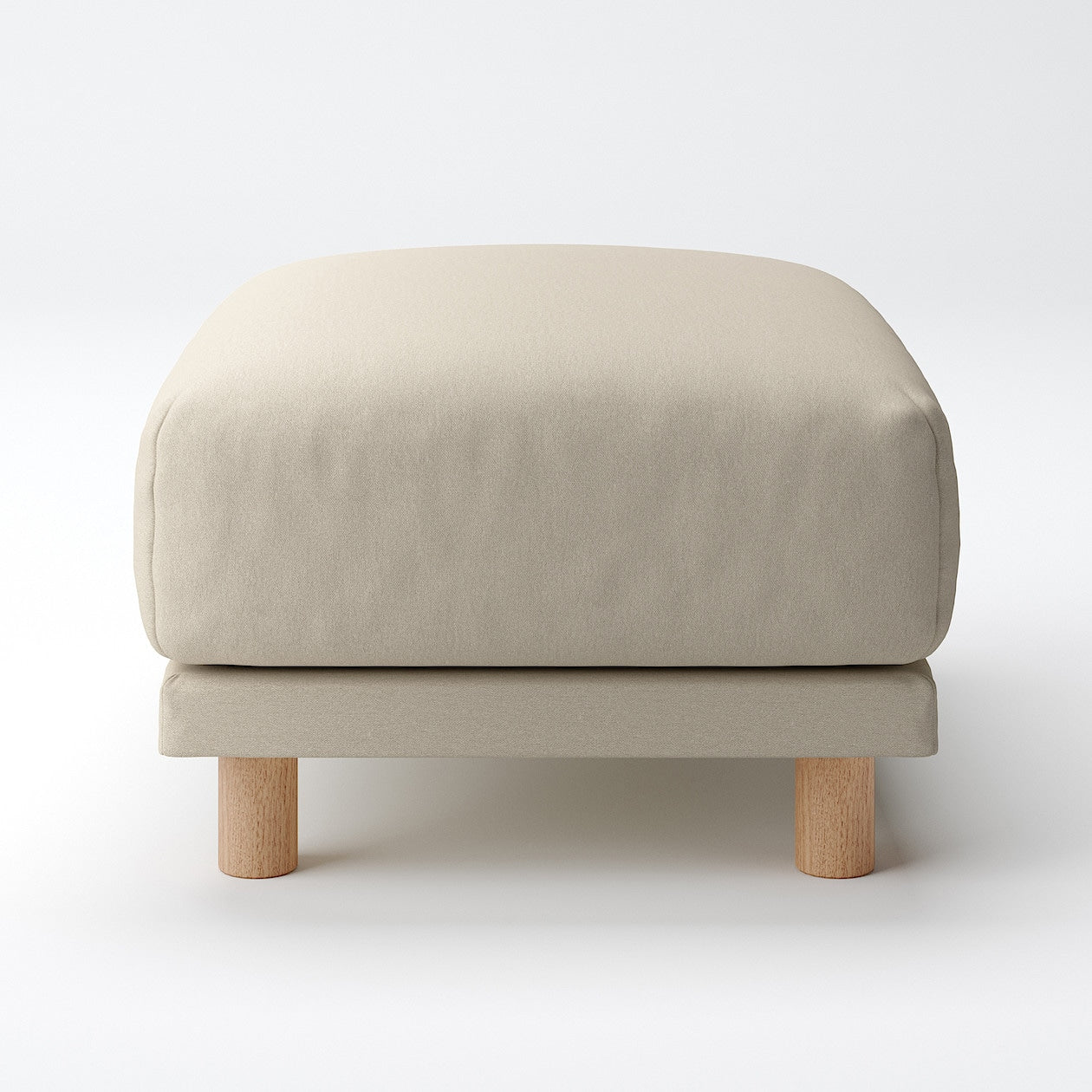 Cotton Canvas Cover for Urethane Pocket Coil Sofa - Ottoman (Ottoman Sold Separately) - Image 4