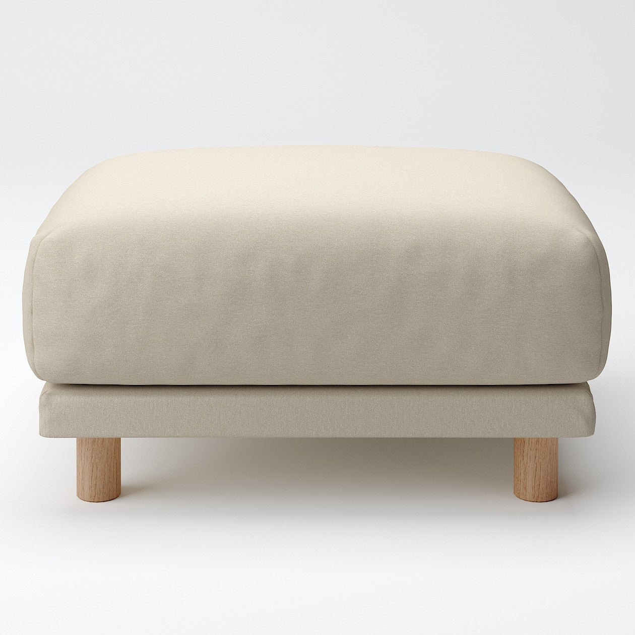 Cotton Canvas Cover for Urethane Pocket Coil Sofa - Ottoman (Ottoman Sold Separately) - Image 5