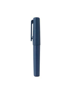 Compact Gel Ink Ballpoint Pen Cap Type 0.5mm - Blue Black