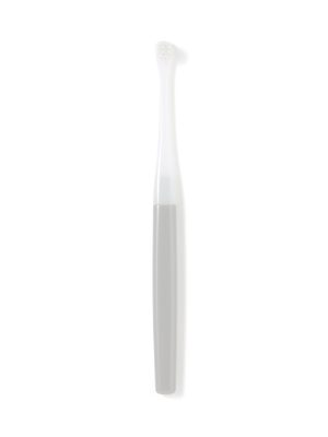 Replaceable Head Compact Medium Toothbrush - Gray