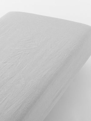 Washed Cotton Fitted Sheet