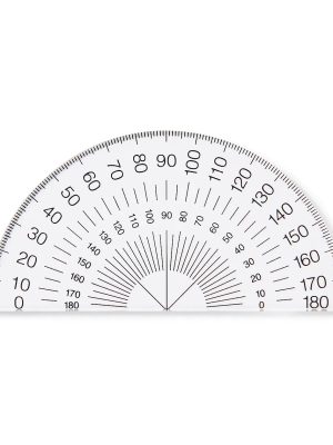 Acrylic Protractor Semi-Circle