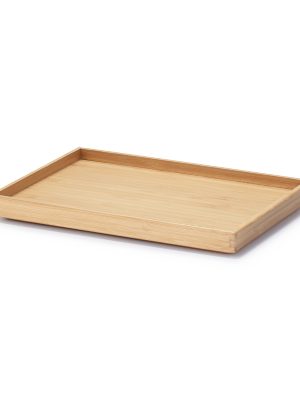 Stackable Bamboo Box Lid - Half (W10.2 x D7.3 x H1)