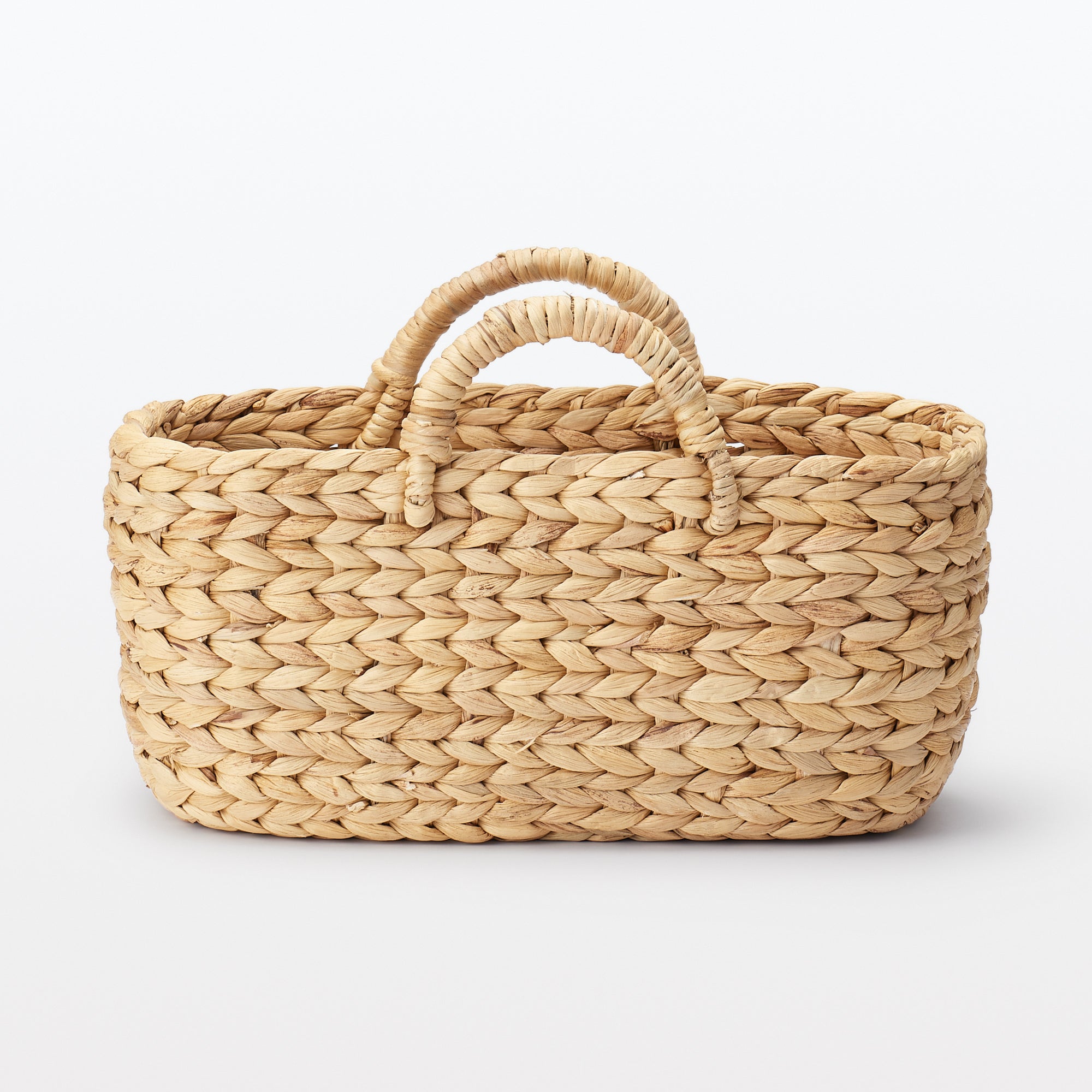 Water Hyacinth Basket - Oval - Small W14.6 x D7.3 x H6.3 - Image 3