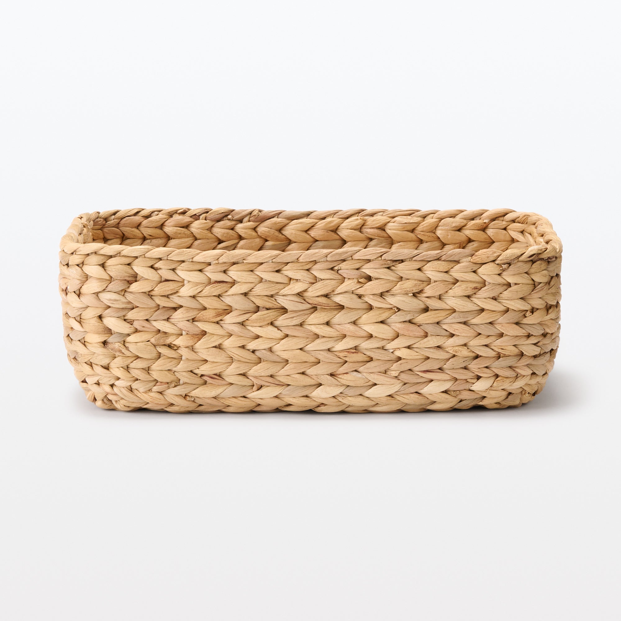 Water Hyacinth Basket - Rectangle - Small W13.4 x D9.1 x H4.7 - Image 3