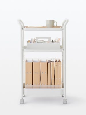 Steel Pipe Wheeled Rack Utility Cart