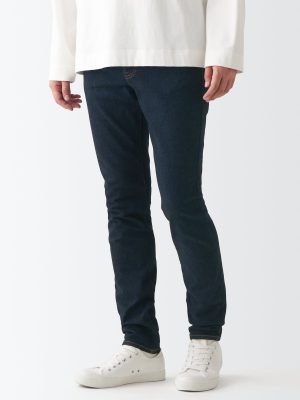 Men's Super Stretch Denim Skinny Pants Dark Navy (L32)