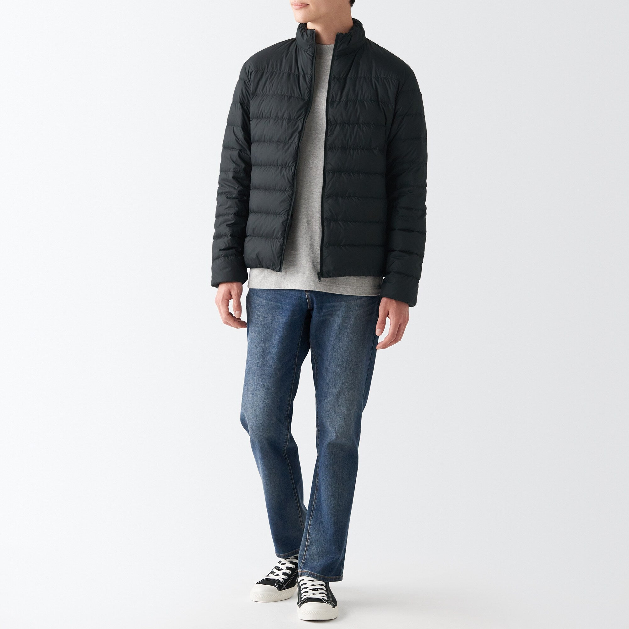 Men's Recycled Nylon Lightweight Down Jacket - Image 7