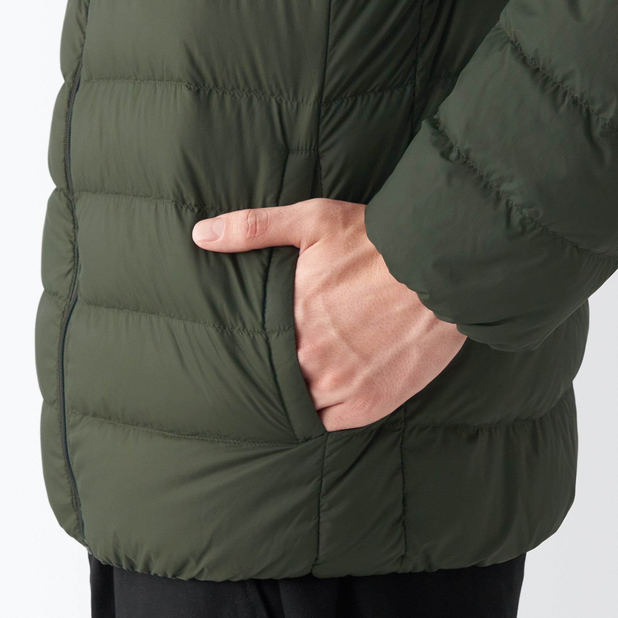 Men's Recycled Nylon Lightweight Down Jacket - Image 28