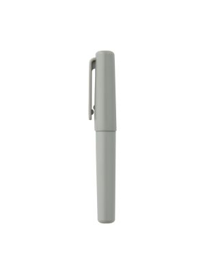 Compact Gel Ink Ballpoint Pen Cap Type 0.5 mm - Gray